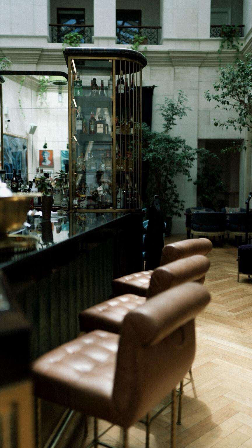 A premium restaurant and bar setting