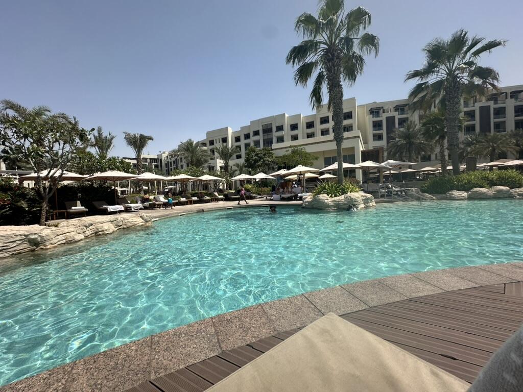 A resort hotel and pool