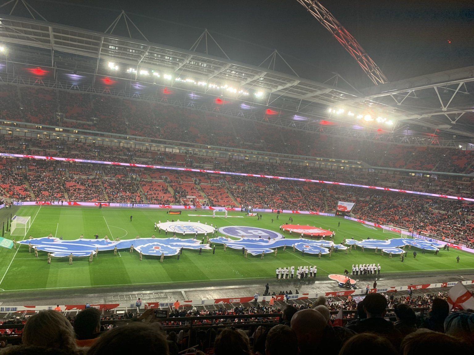 A major stadium during an event